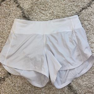 lululemon speed up shorts 4 inch size 6